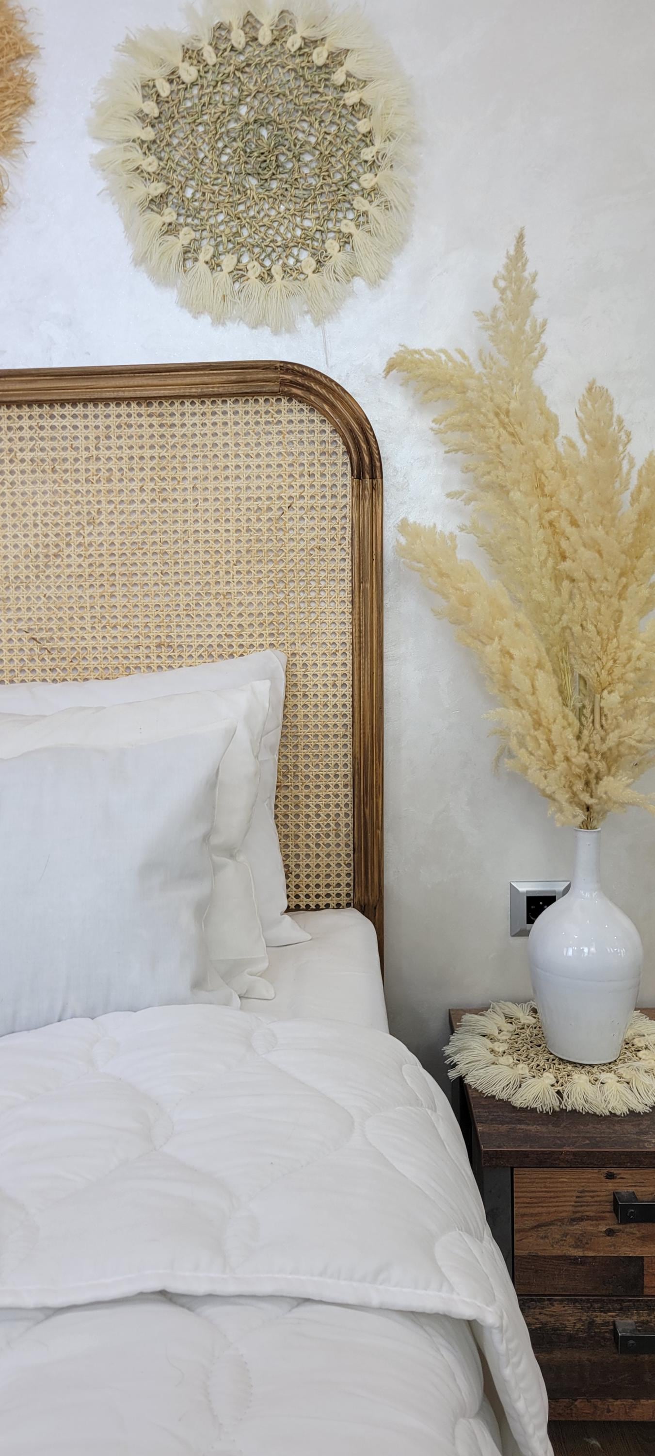 Rattan Headboard — handmade in Marrakesh, Morocco