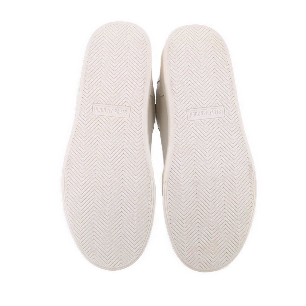 STEVE MADDEN LEATHER SNEAKERS WHITE 8.5 US