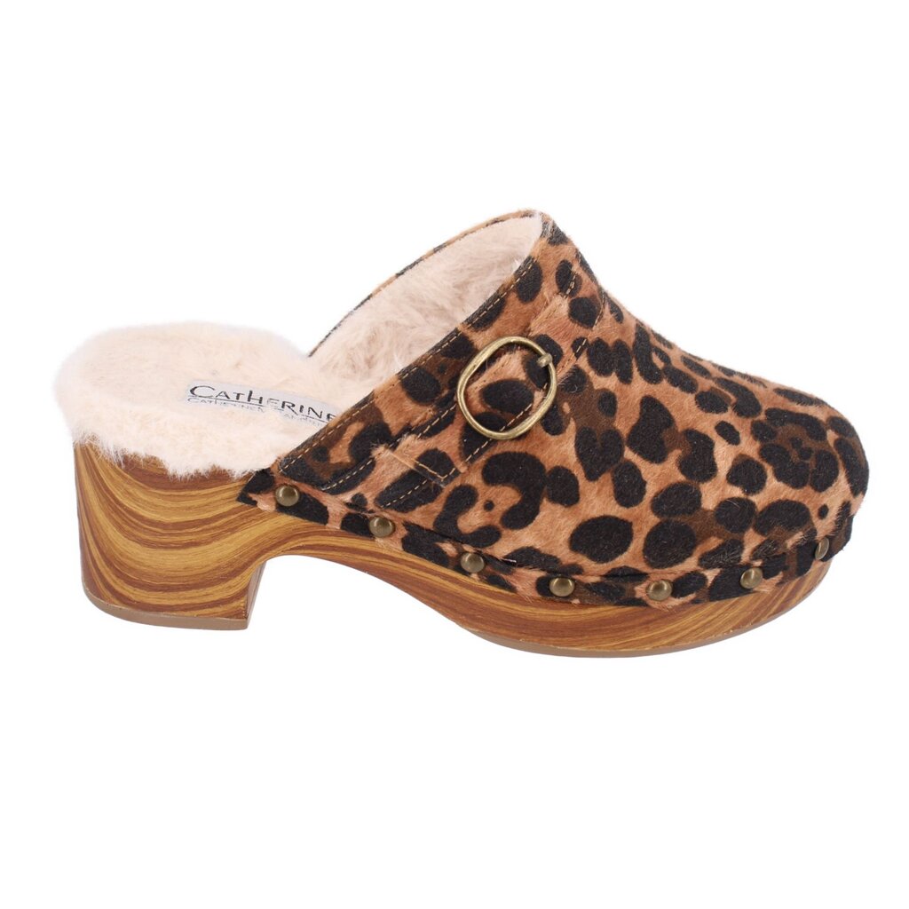 C MALANDRINO CLOG PLATFORM LEOPARD 7 US