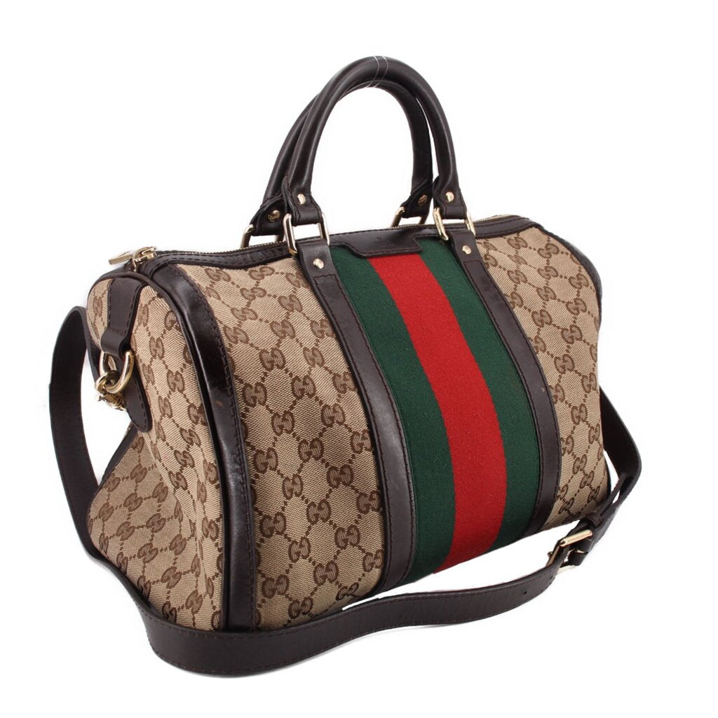 GUCCI BOSTON SATCHELS TAN