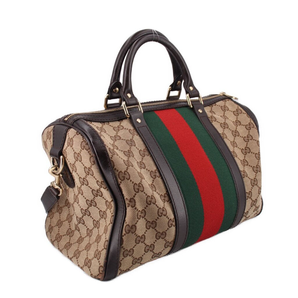 GUCCI BOSTON SATCHELS TAN