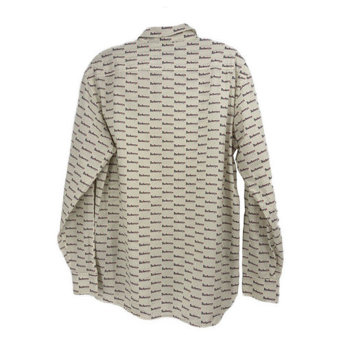 BURBERRY LOGO TOPS CREAM L