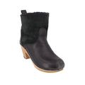 NO. 6 5" PULL ON SHEARLING CLOG BOOTS BLACK 37 EU | 7 US