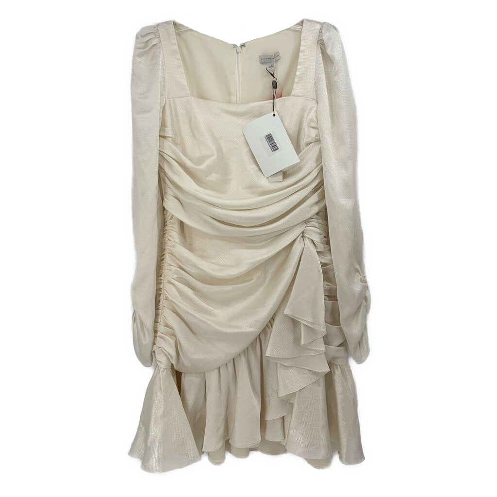 ML MONIQUE RUCHED DRESSES IVORY M | 8