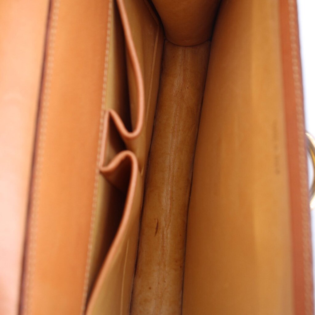 CELINE FLAP VINTAGE HANDLE BAG BROWN