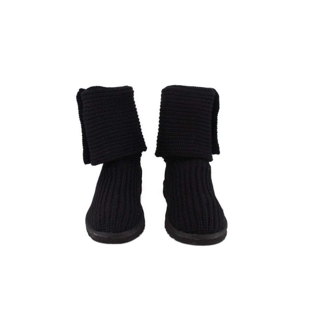 UGG KNIT BOOTS BLACK 9 US