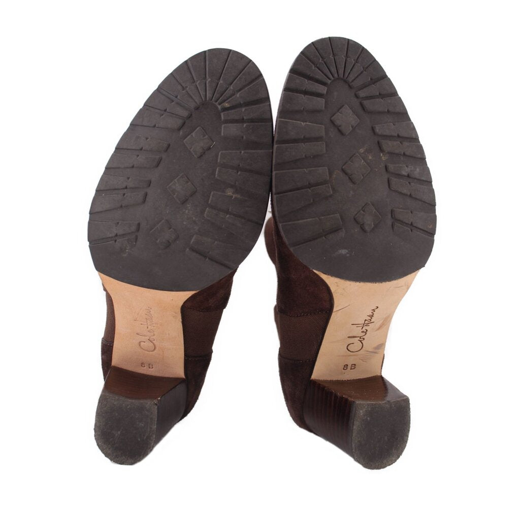 COLE HAAN ANKLE BOOTIES BROWN 8 US