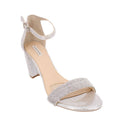 ALEX MARIE METALLIC HEELS SILVER 8.5 US