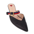 GUCCI SYLVIE POINTED TOE MULE HEELS BLACK 40 EU | 9.5 US