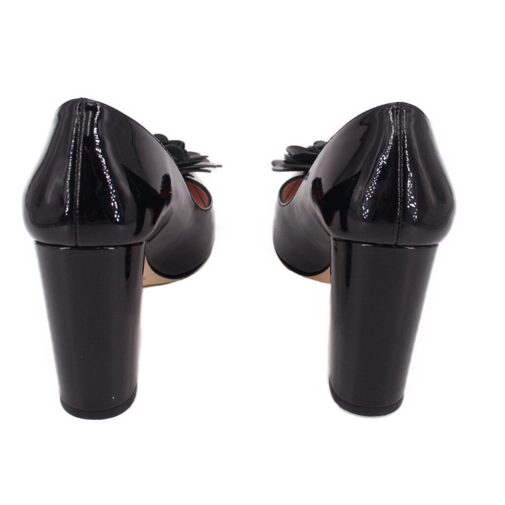 KATE SPADE PATENT HEELS BLACK 6.5 US