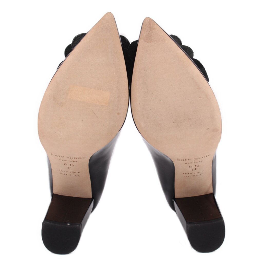 KATE SPADE PATENT HEELS BLACK 6.5 US
