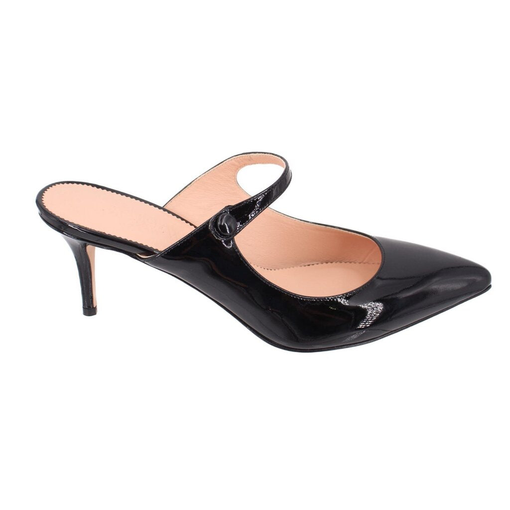 J CREW PATENT HEELS BLACK 9 US