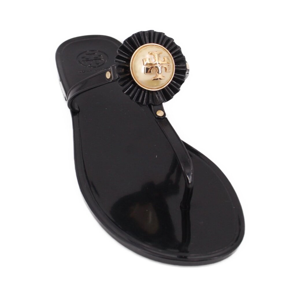TORY BURCH MELODY SANDALS BLACK 9 US