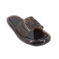 TORY BURCH BUBBLE JELLY SLIDE SANDALS BLACK 10 US