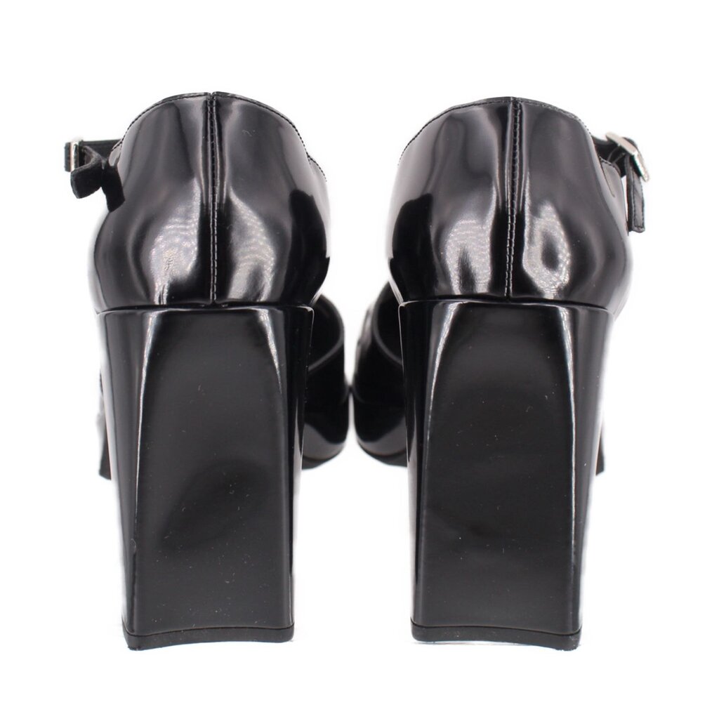 JEFFREY CAMPBELL MAXXED PLATFORM HEELS BLACK 9 US