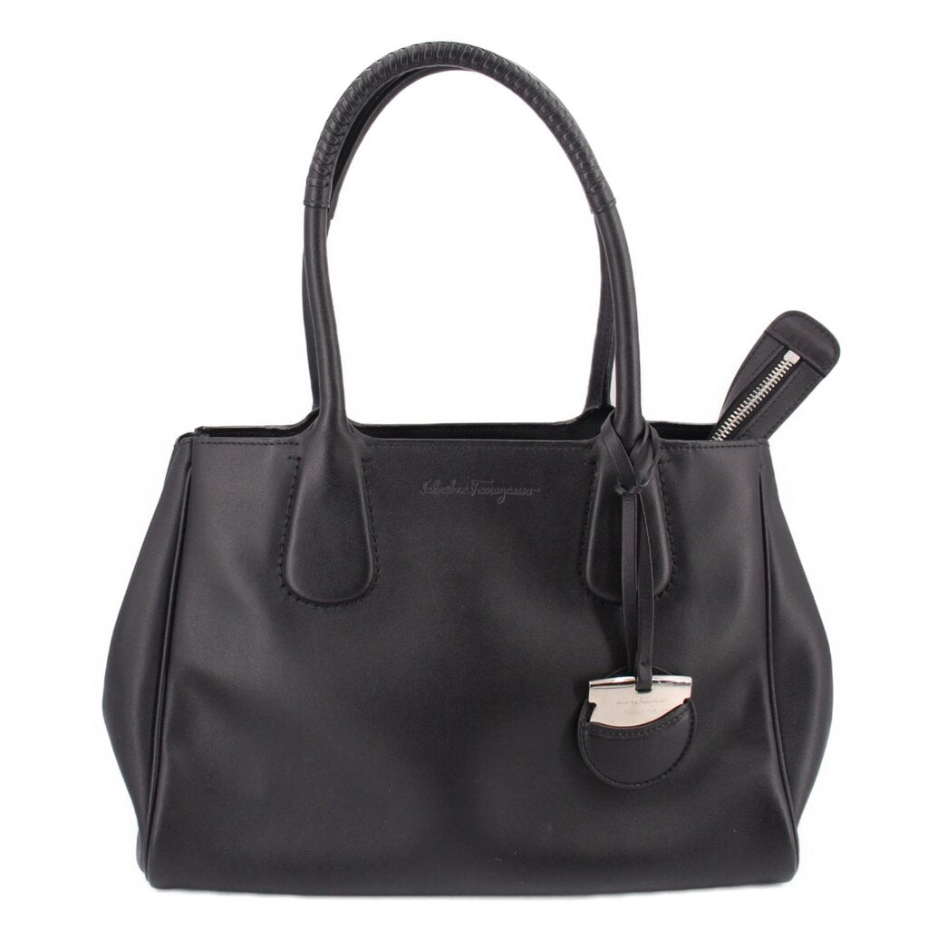 FERRAGAMO NOLITA LEATHER TOTES BLACK
