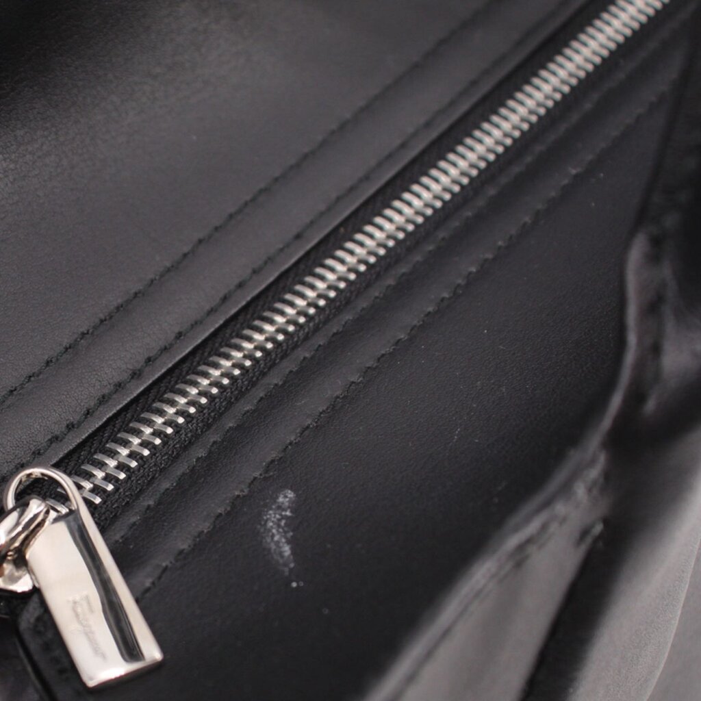 FERRAGAMO NOLITA LEATHER TOTES BLACK
