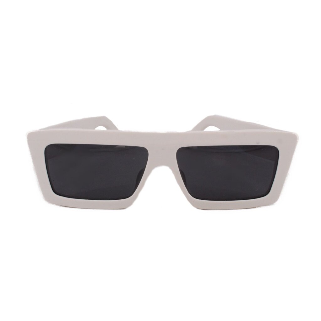 CELINE CL40214U RECTANGLE FRAME SUNGLASSES WHITE