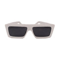 CELINE CL40214U RECTANGLE FRAME SUNGLASSES WHITE