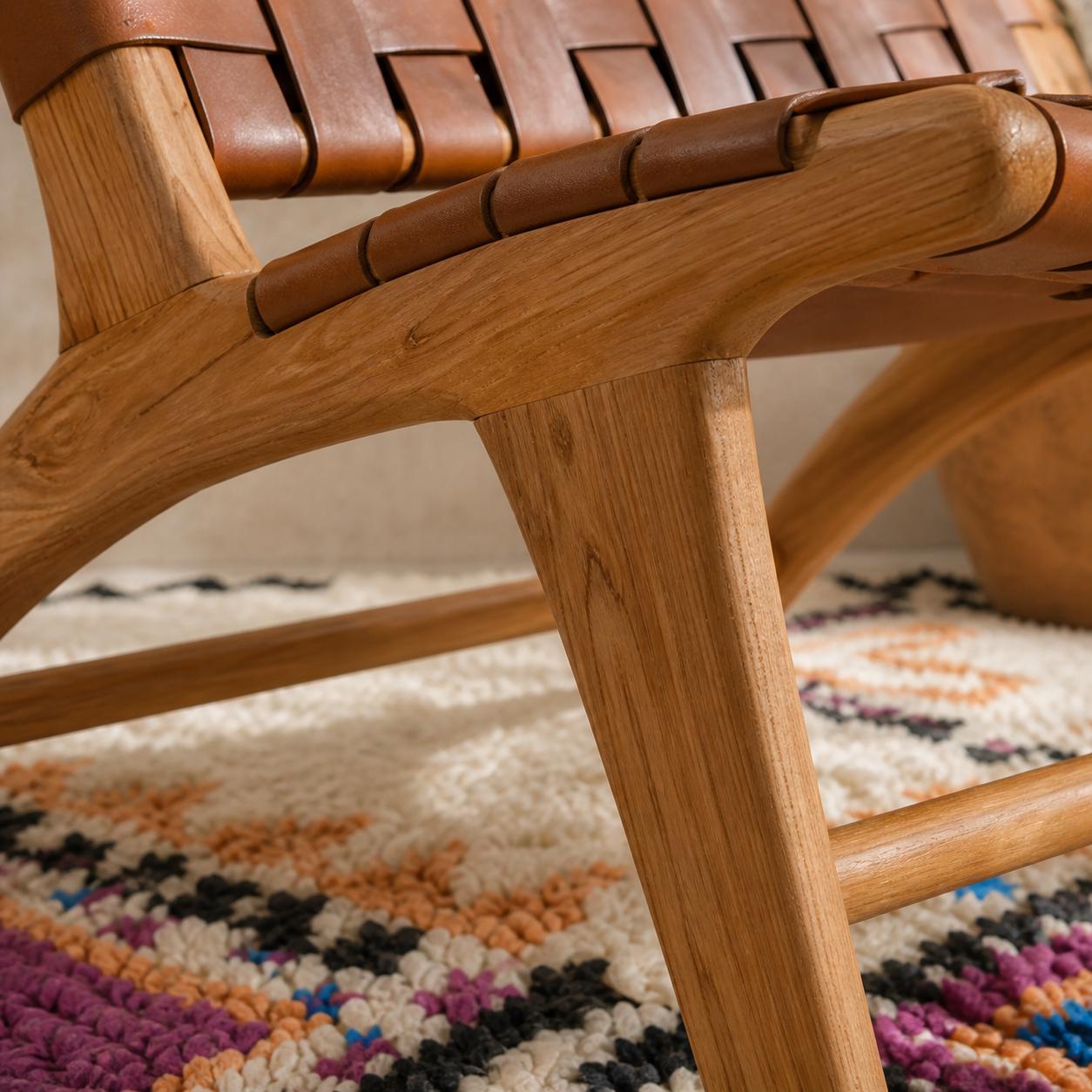 Moroccan Accent Chair — lifestyle scene in a US home