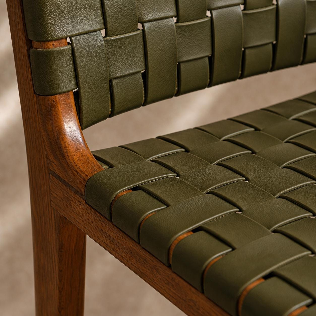 Moroccan Bar Stool — styled in a modern boho living room