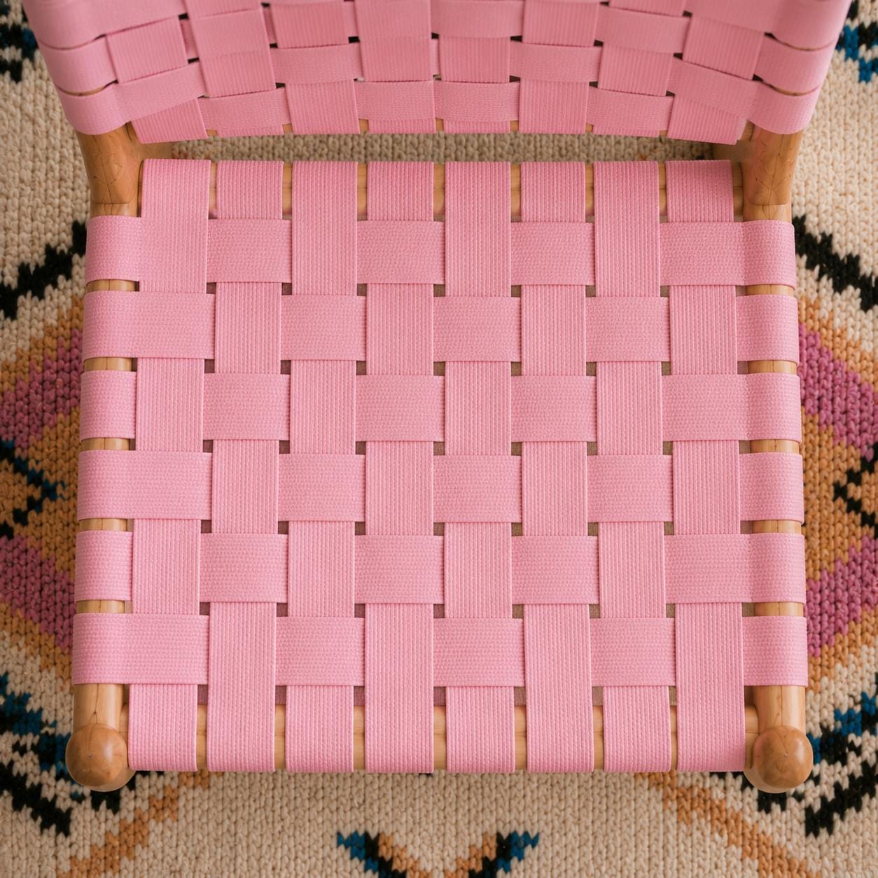 Moroccan Accent Chair — three-quarter angle