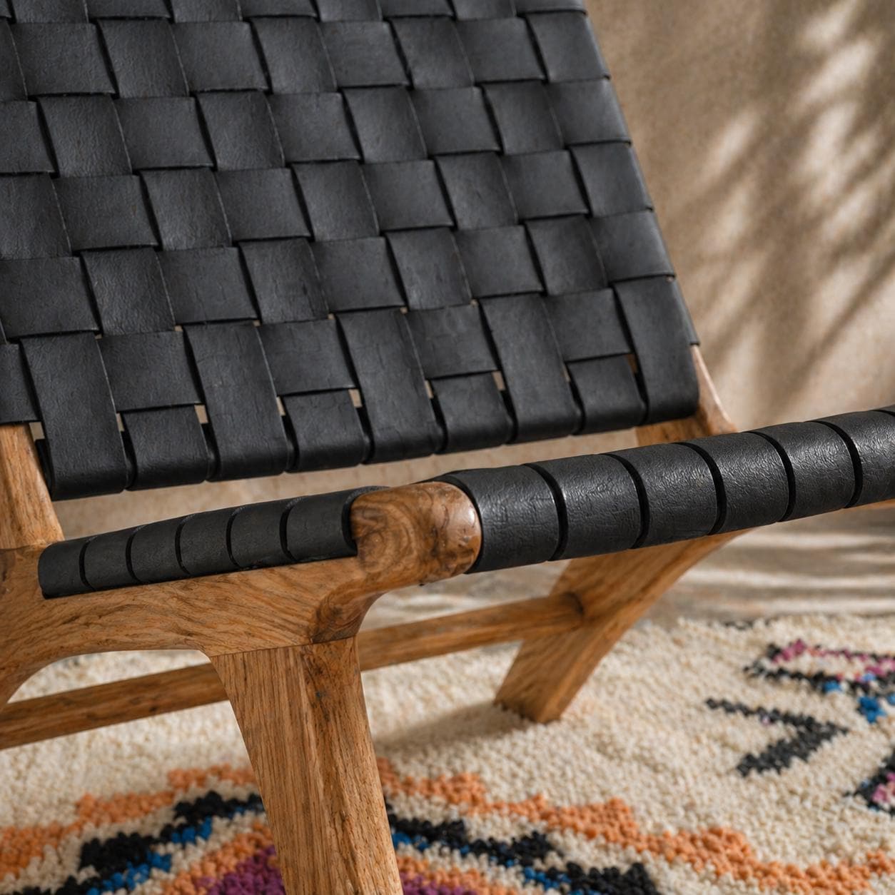 Moroccan Accent Chair — lifestyle scene in a US home