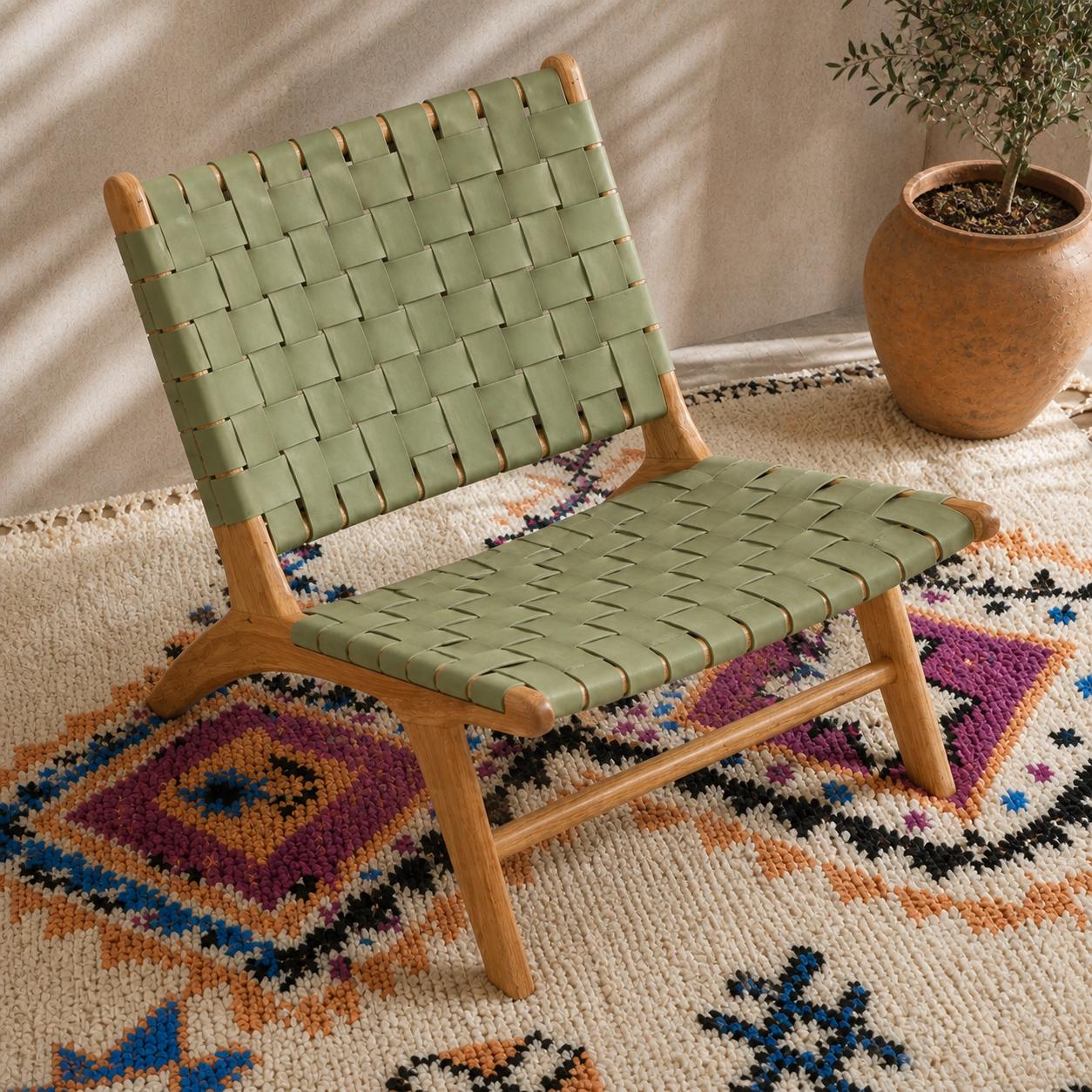 Moroccan Accent Chair — accent piece in bohemian interior