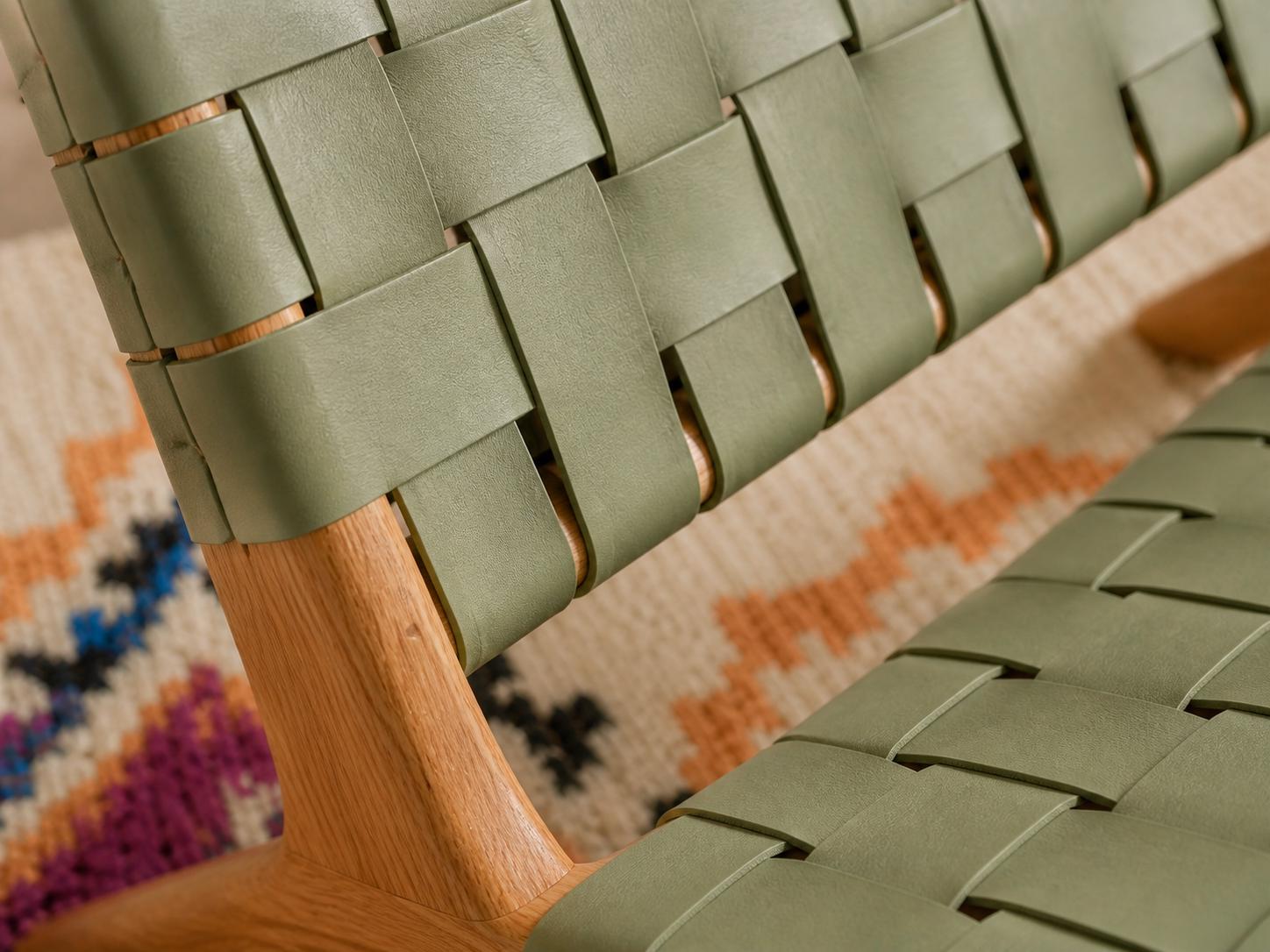 Moroccan Accent Chair — natural color, artisan finish